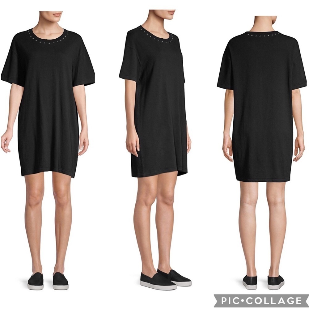 Current/Elliott Back ‘Glitter Rock’ T-Shirt/Shift Dress
